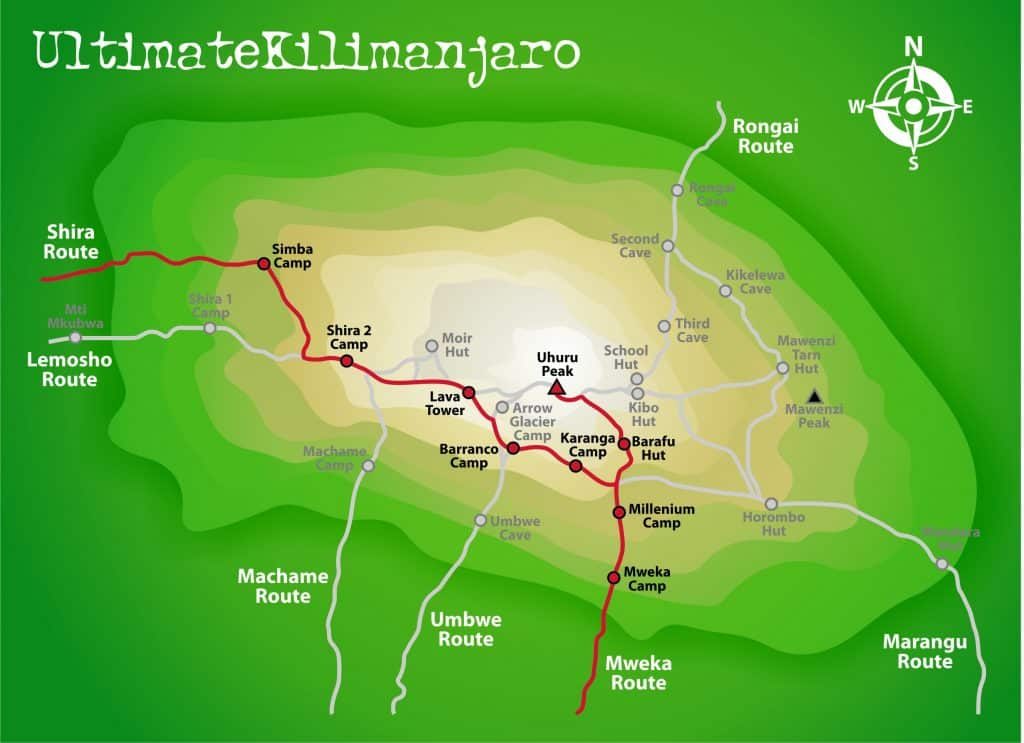 Kilimanjaro Shira Route Overview
