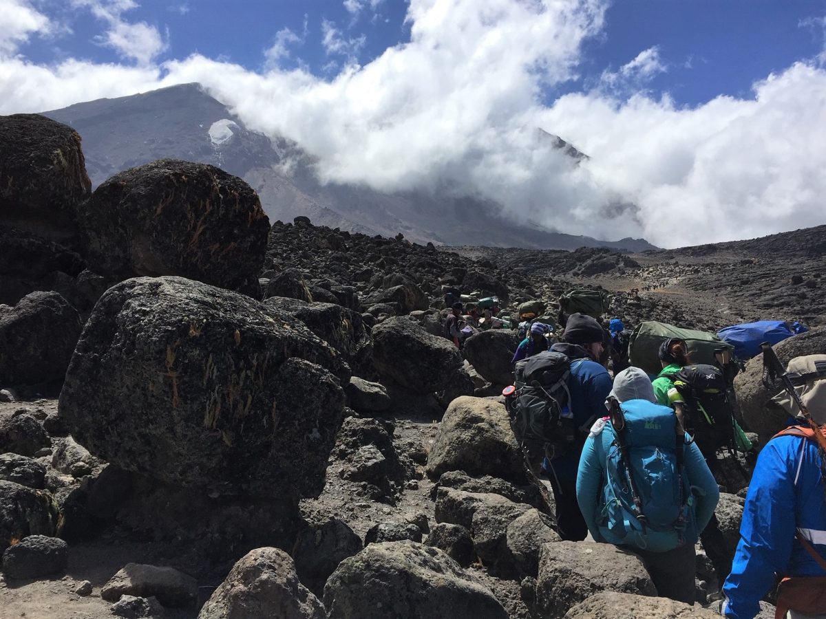 climbing Kilimanjaro