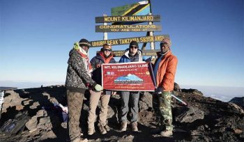 climbing Kilimanjaro