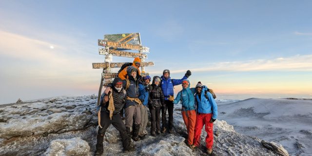 climbing Kilimanjaro