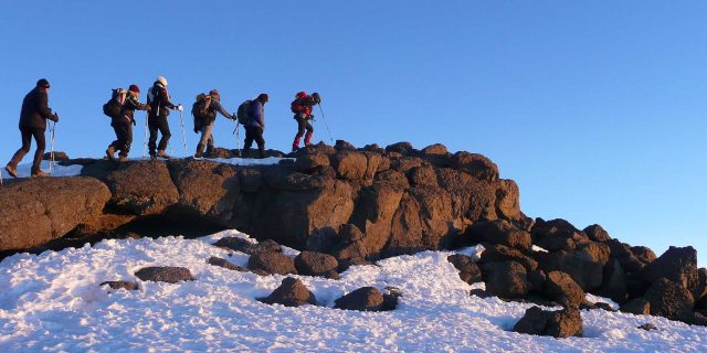 climbing Kilimanjaro