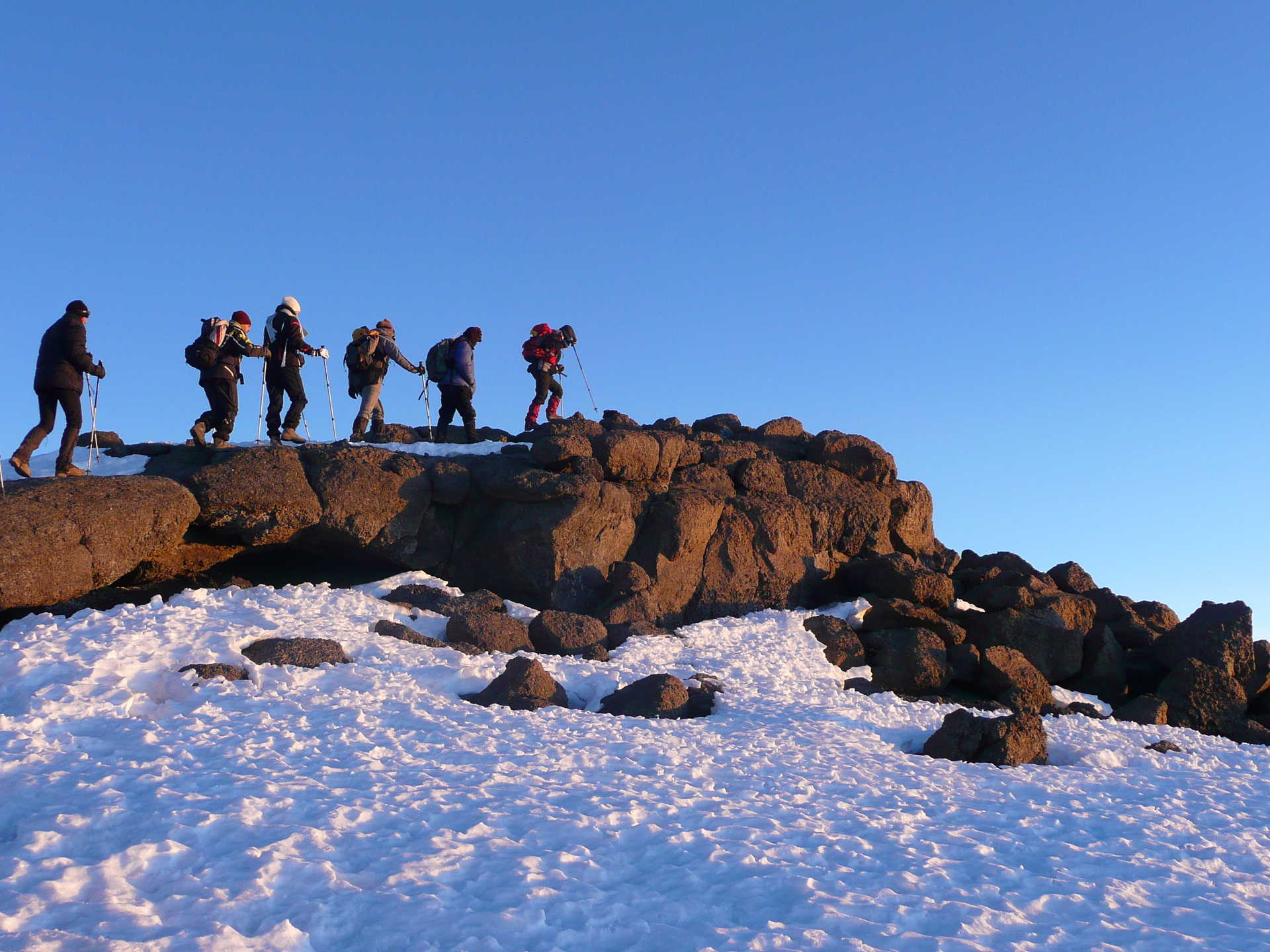 climbing Kilimanjaro