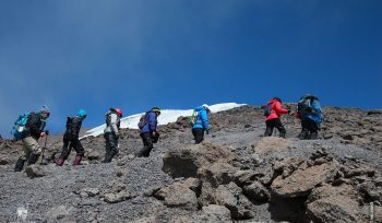 climbing Kilimanjaro