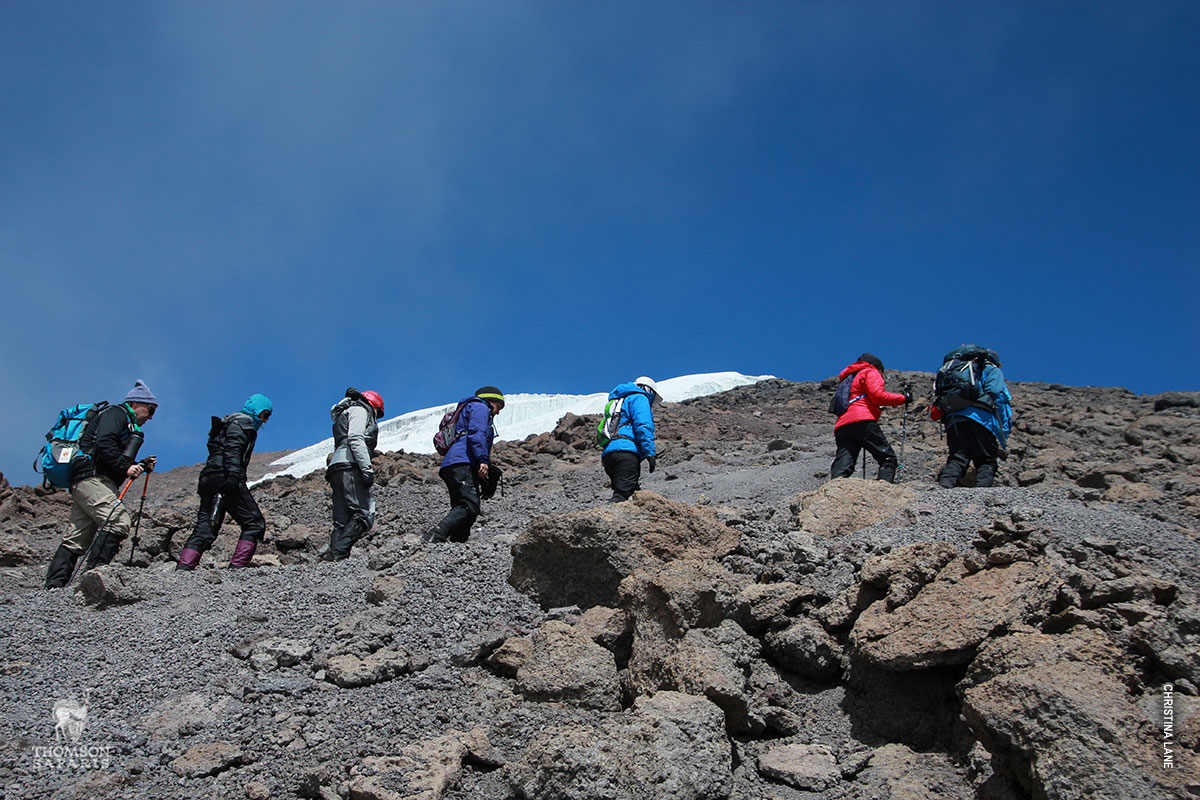 climbing Kilimanjaro