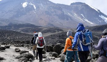 climbing Kilimanjaro