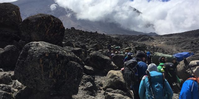 climbing Kilimanjaro