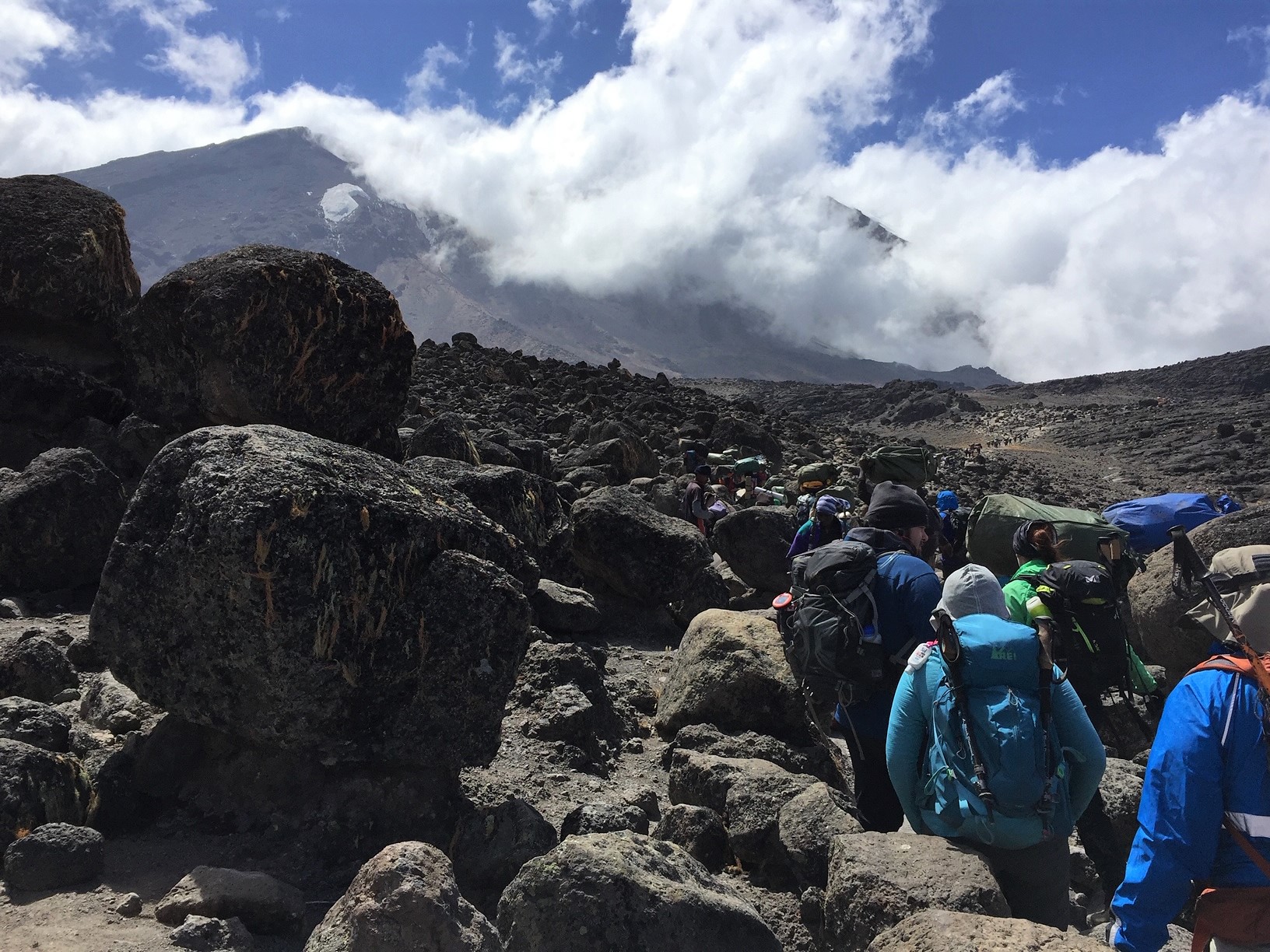 climbing Kilimanjaro